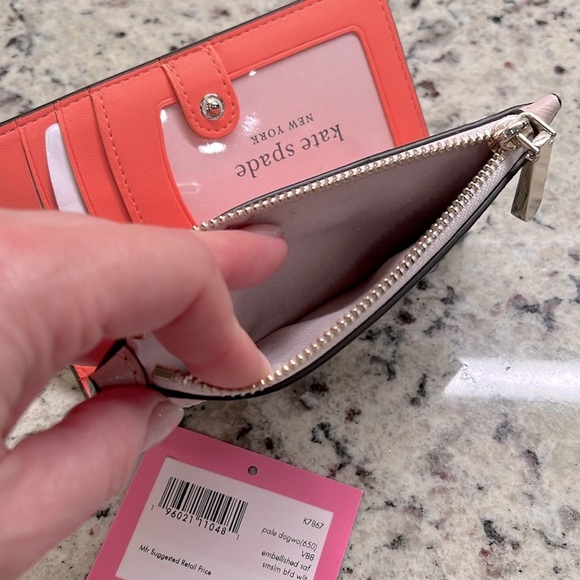 Kate Spade Summer Spritz Small Slim Bi-fold Wallet NWT - Picture 7 of 7
